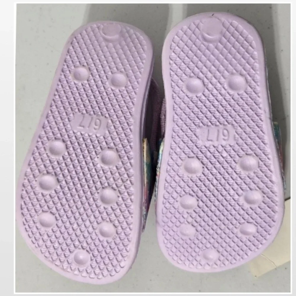New Wave Zone Shoes Kid Size 6 7 Toddler Girls Mermaid Purple Sandal NWT